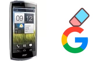 Come eliminare l'account Google su Acer CloudMobile S500