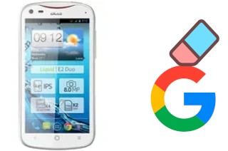 Come eliminare l'account Google su Acer Liquid E2