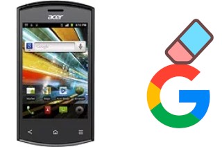 Come eliminare l'account Google su Acer Liquid Express E320