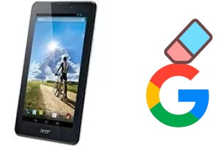 Come eliminare l'account Google su Acer Iconia Tab 7 A1-713