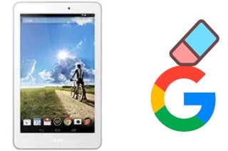 Come eliminare l'account Google su Acer Iconia Tab 8 A1-840FHD