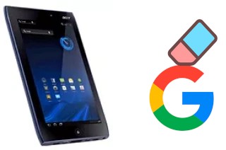 Come eliminare l'account Google su Acer Iconia Tab A100