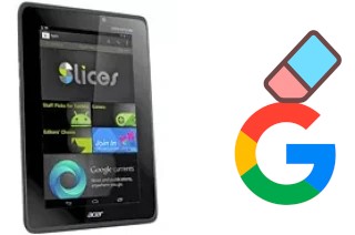 Come eliminare l'account Google su Acer Iconia Tab A110