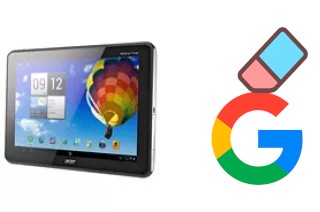 Come eliminare l'account Google su Acer Iconia Tab A511