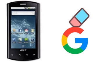 Come eliminare l'account Google su Acer Liquid E