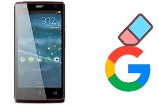 Come eliminare l'account Google su Acer Liquid E3