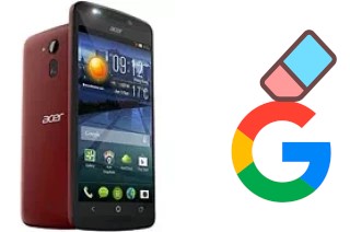 Come eliminare l'account Google su Acer Liquid E700