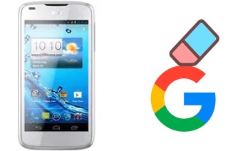 Come eliminare l'account Google su Acer Liquid Gallant Duo