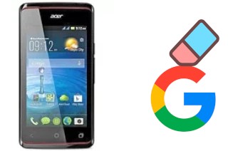 Come eliminare l'account Google su Acer Liquid Z200