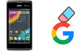 Come eliminare l'account Google su Acer Liquid Z220