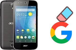 Come eliminare l'account Google su Acer Liquid Z330