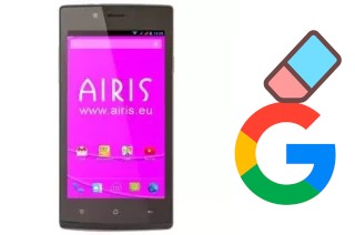 Come eliminare l'account Google su Airis TM45DM