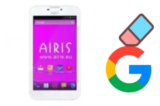 Come eliminare l'account Google su Airis TM55SM White