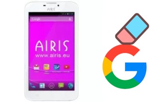 Come eliminare l'account Google su Airis TM60D