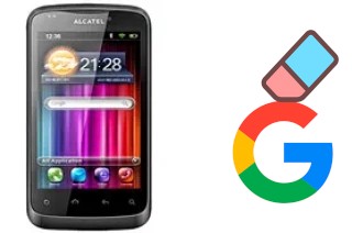 Come eliminare l'account Google su alcatel OT-978