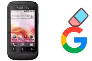 Come eliminare l'account Google su alcatel OT-918