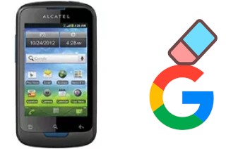 Come eliminare l'account Google su alcatel OT-988 Shockwave