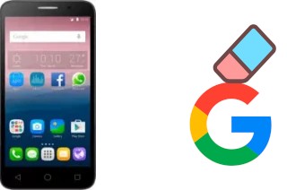 Come eliminare l'account Google su Alcatel OneTouch Pop 3 (5) 3G