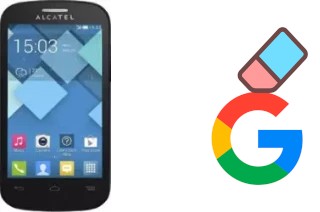 Come eliminare l'account Google su Alcatel OneTouch Pop C3