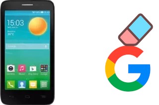 Come eliminare l'account Google su Alcatel OneTouch Pop D5