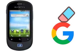 Come eliminare l'account Google su alcatel OT-908F