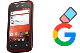 Come eliminare l'account Google su alcatel OT-983