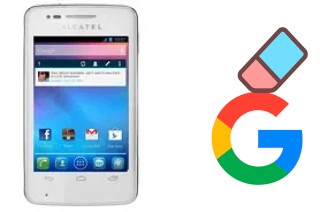 Come eliminare l'account Google su alcatel One Touch S'Pop