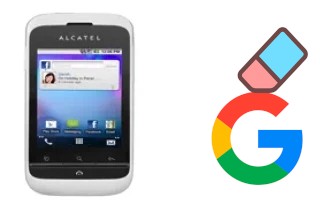 Come eliminare l'account Google su alcatel OT-903