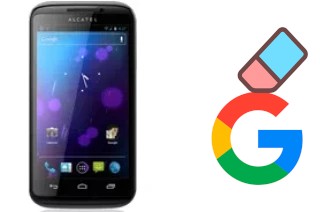 Come eliminare l'account Google su alcatel OT-993