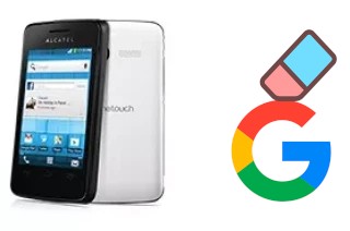 Come eliminare l'account Google su alcatel One Touch Pixi