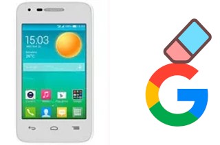 Come eliminare l'account Google su alcatel Pop D1