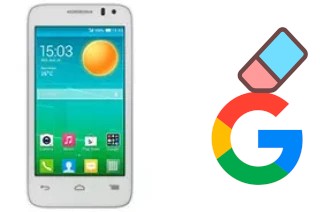 Come eliminare l'account Google su alcatel Pop D3