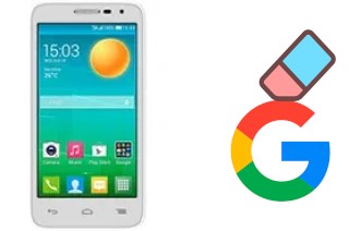 Come eliminare l'account Google su alcatel Pop D5