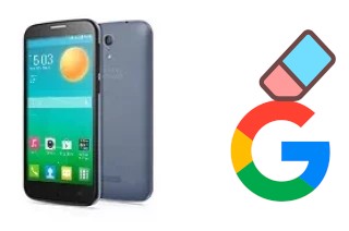 Come eliminare l'account Google su alcatel Pop S7