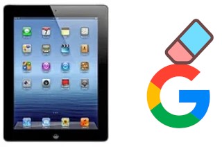 Come eliminare l'account Google su Apple iPad 3 Wi-Fi + Cellular