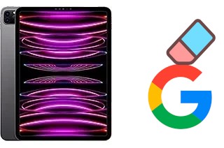 Come eliminare l'account Google su Apple iPad Pro 11 (2022)