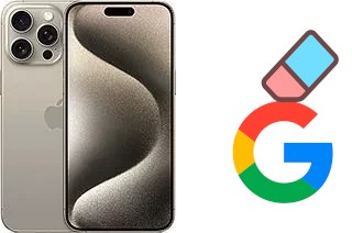 Come eliminare l'account Google su Apple iPhone 15 Pro Max