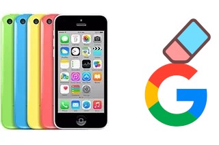 Come eliminare l'account Google su Apple iPhone 5c