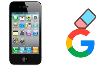 Come eliminare l'account Google su Apple iPhone 4 CDMA