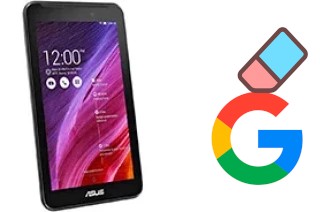 Come eliminare l'account Google su Asus Fonepad 7 (2014)