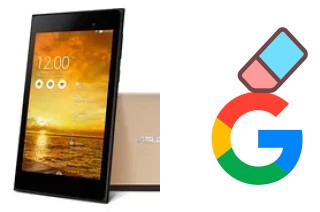 Come eliminare l'account Google su Asus Memo Pad 7 ME572C