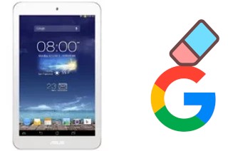 Come eliminare l'account Google su Asus Memo Pad 8 ME180A