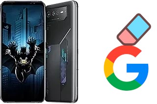 Come eliminare l'account Google su Asus ROG Phone 6 Batman Edition