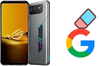 Come eliminare l'account Google su Asus ROG Phone 6D