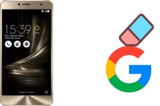 Come eliminare l'account Google su Asus ZenFone 3 Deluxe ZS550KL