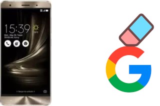 Come eliminare l'account Google su Asus ZenFone 3 Deluxe