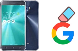 Come eliminare l'account Google su Asus Zenfone 3 ZE552KL