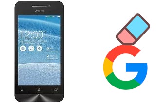 Come eliminare l'account Google su Asus Zenfone 4 (2014)