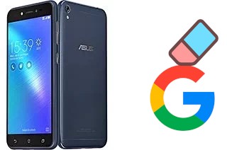 Come eliminare l'account Google su Asus Zenfone Live ZB501KL