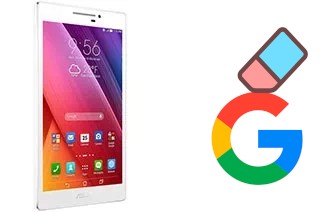 Come eliminare l'account Google su Asus Zenpad 7.0 Z370CG